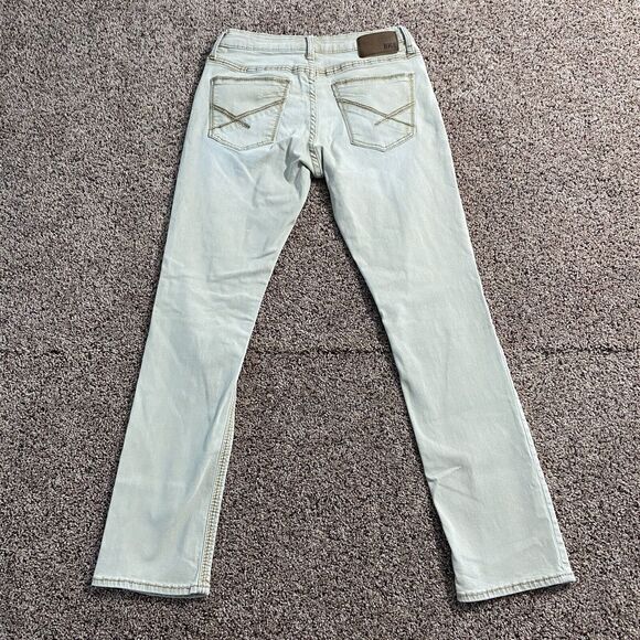 BKE Jake Jeans Mens 32/32 Tan Khaki Slim Straight Cotton Stretch Preppy School - Picture 2 of 10